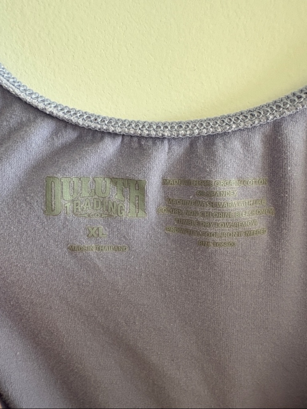 Duluth Trading Co Lavender Wireless Bra - Picture 2 of 4